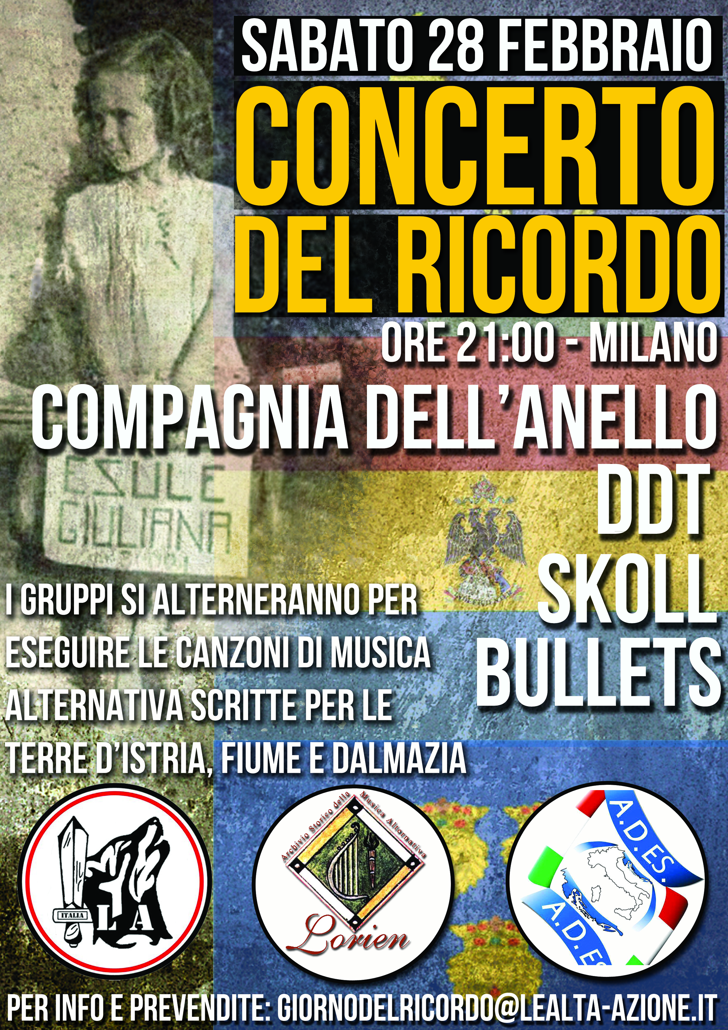 Concerto del Ricordo - Compagnia - DDT - Skoll - Bullets