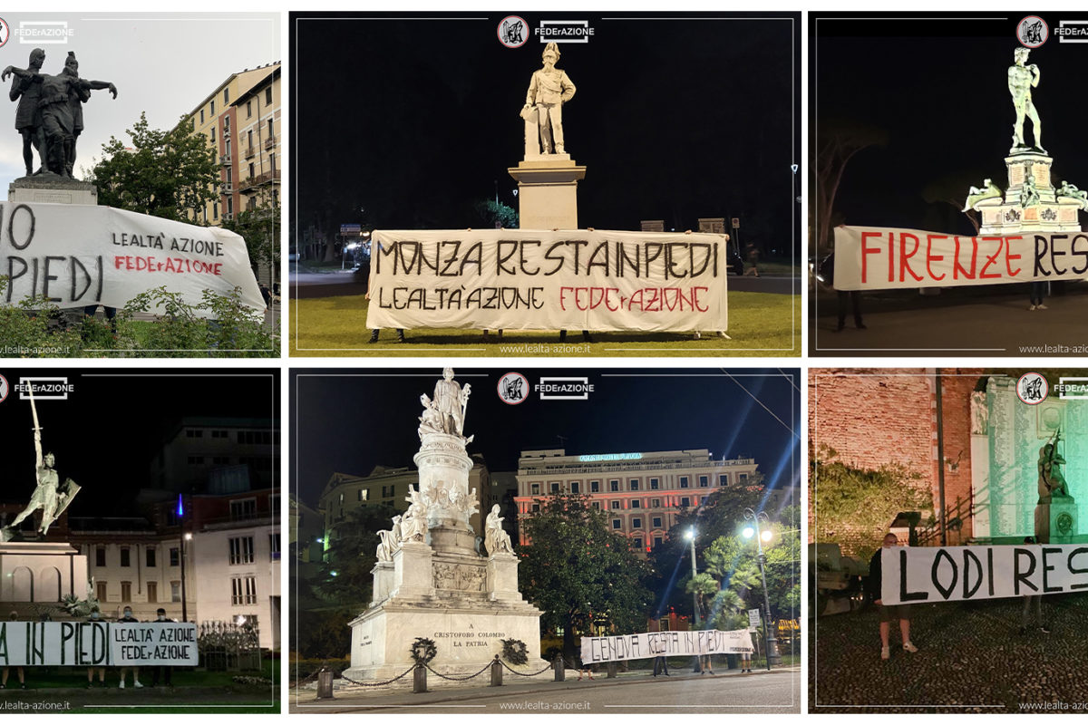 Le nostre città rimangono in piedi: flash mob in tutta Italia