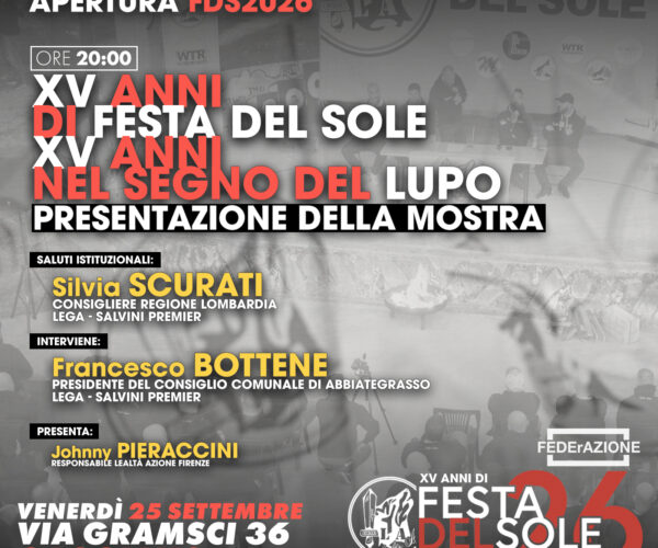 XV anni di Festa del Sole, XV anni nel segno del Lupo: presentazione della mostra