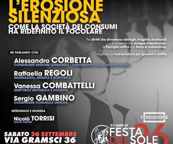 L’erosione silenziosa. Come la società dei consumi ha ridefinito il focolare