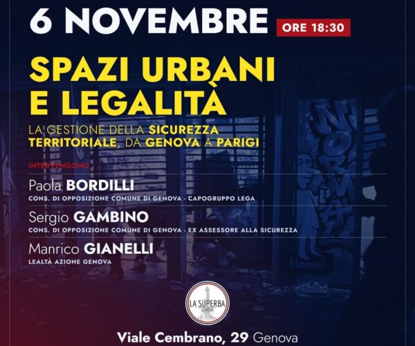 Spazi urbani e legalità: la gestione della sicurezza territoriale, da Genova a Parigi