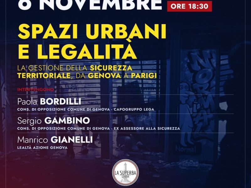Spazi urbani e legalità: la gestione della sicurezza territoriale, da Genova a Parigi
